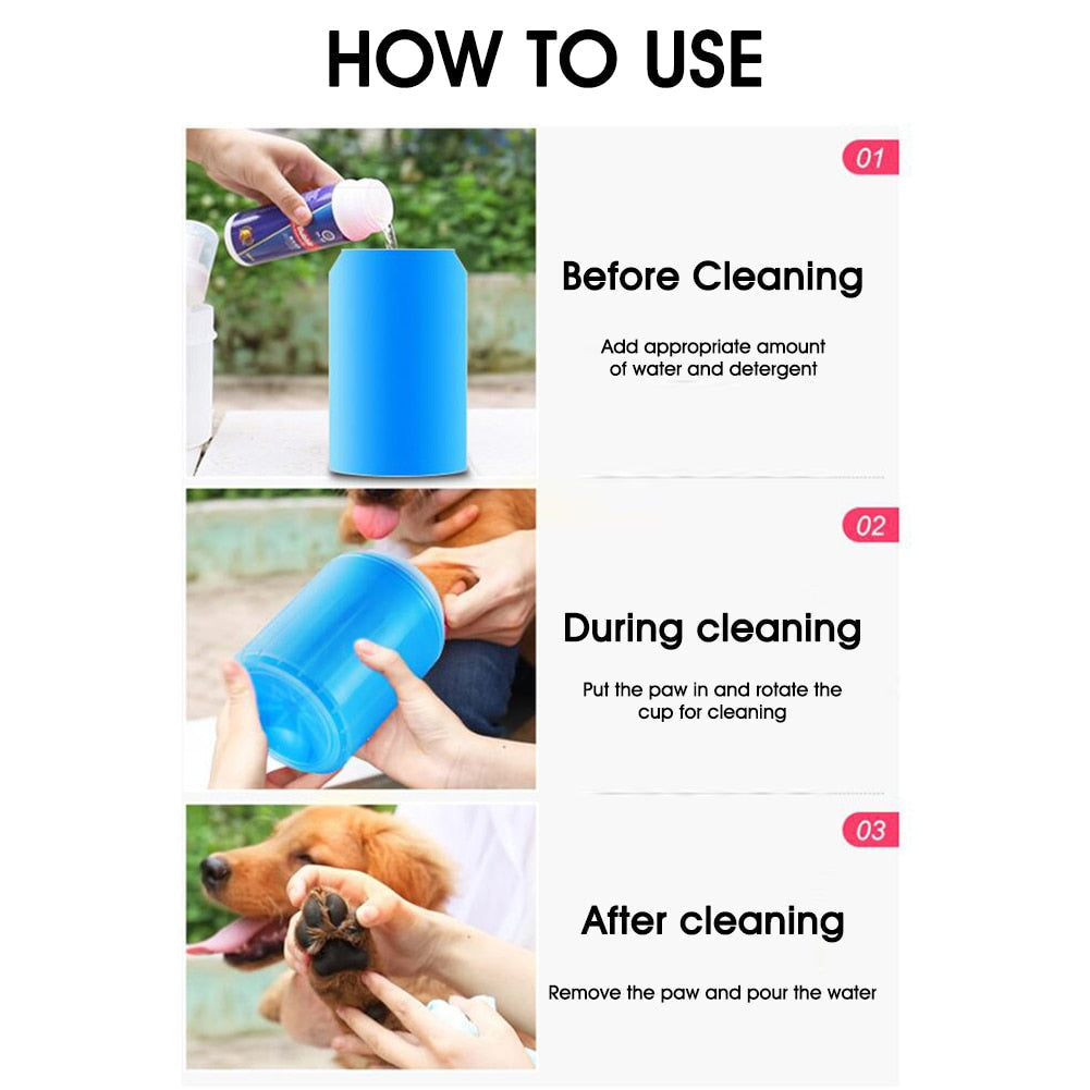 Pets Paw Cleaner Cup