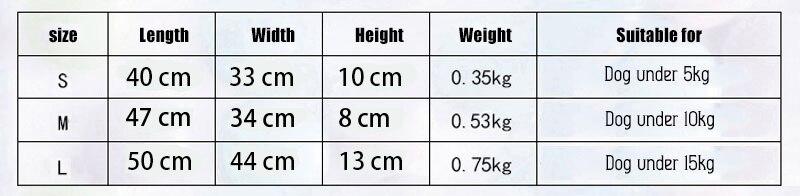 Rectangle Soft Dog House For Small Medium Size Dog - smalldogsRus