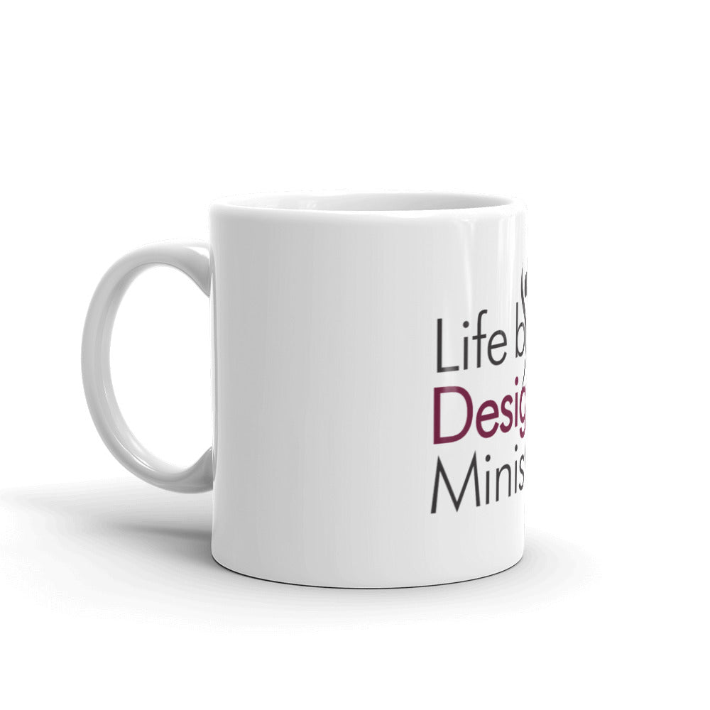 White glossy mug